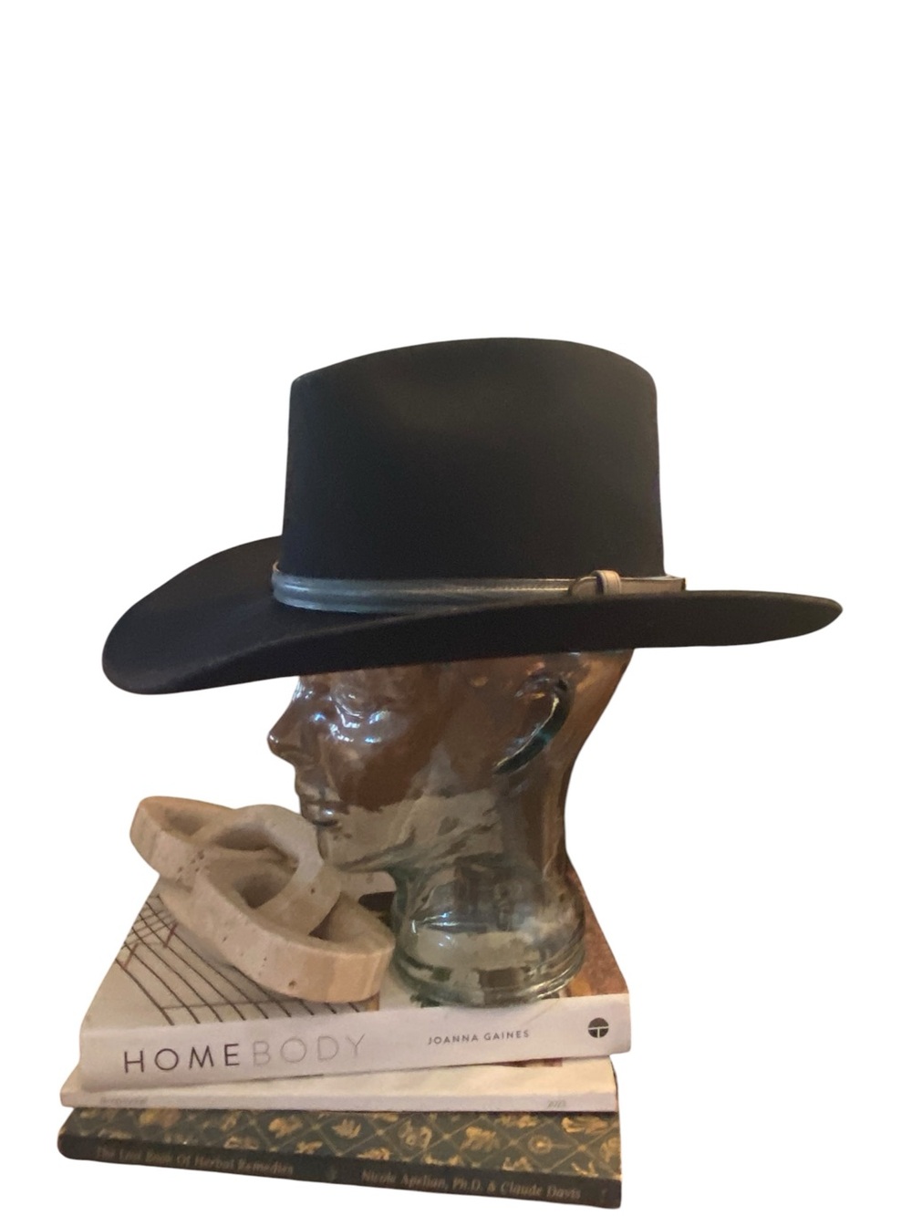 Vintage Resistol Stagecoach Black Beaver  Felt Cowboy Hat 7 1/4 western Rodeo - Picture 3 of 16